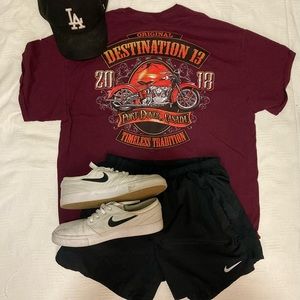 Vintage Mens XL motorcycle shirt - Harley Davidson style